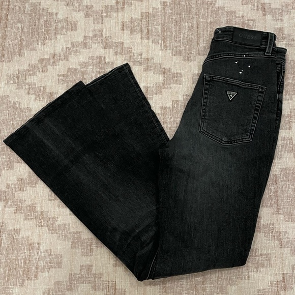 GUESS Women's Dark Flare Jeans - Picture 1 of 4